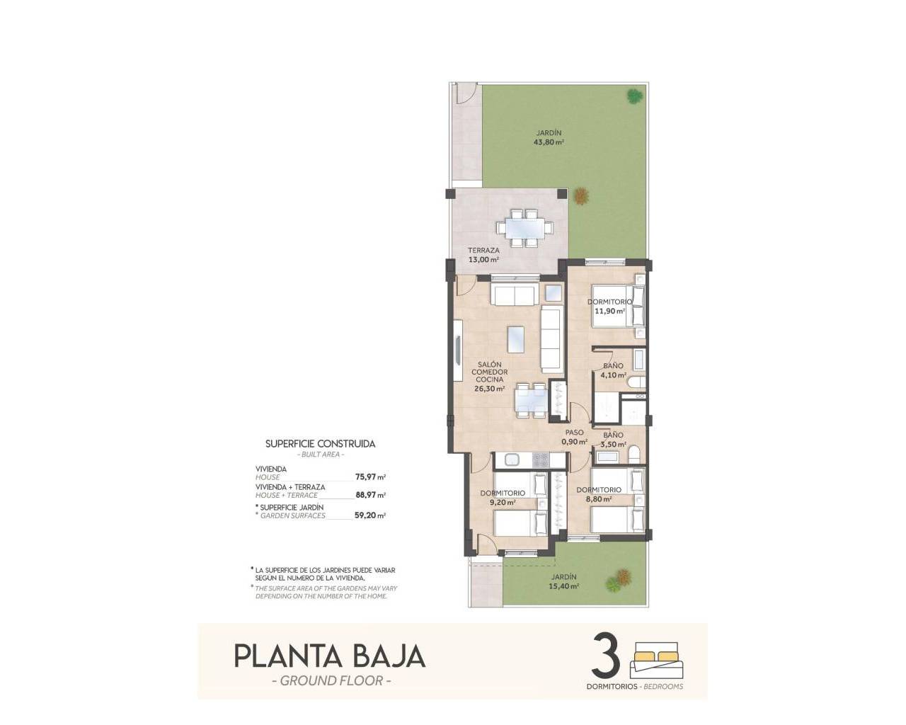 New Build - Bungalow  / Townhouse - San Miguel de Salinas - La Cañada