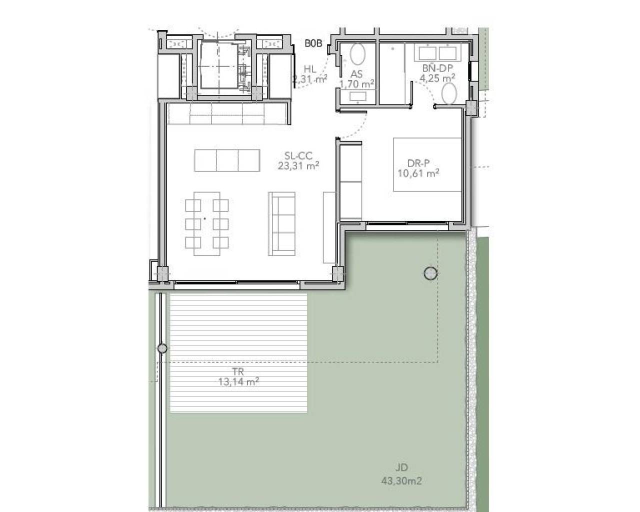 New Build - Ground floor apartment - Torremolinos - Benalmádena