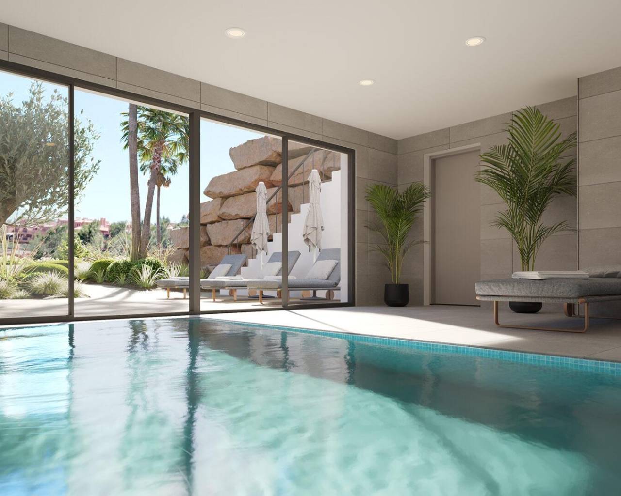 Nouvelle construction - Ground floor apartment - Estepona - Urb. La Galera