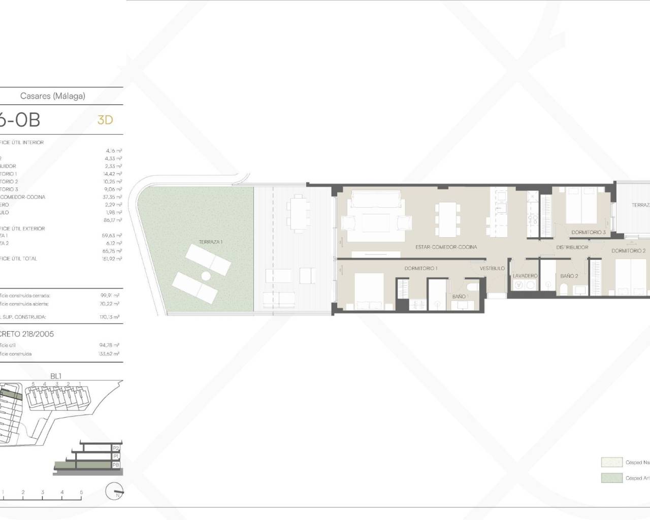 New Build - Ground floor apartment - Casares - Casares Golf