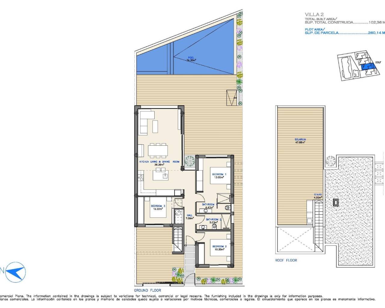 New Build - Villas - Los Alcazares - Serena Golf
