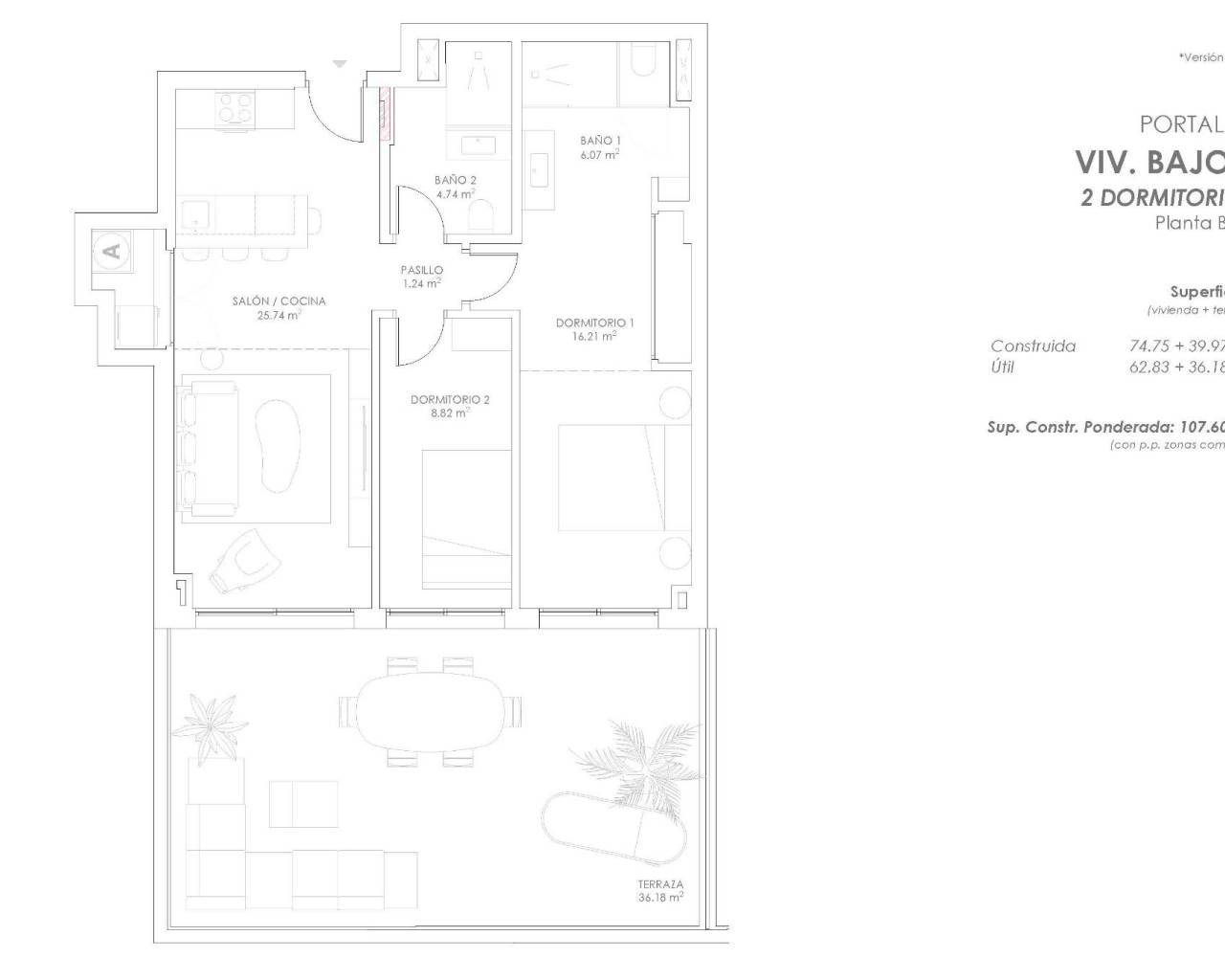 New Build - Ground floor apartment - Fuengirola - Los Pacos