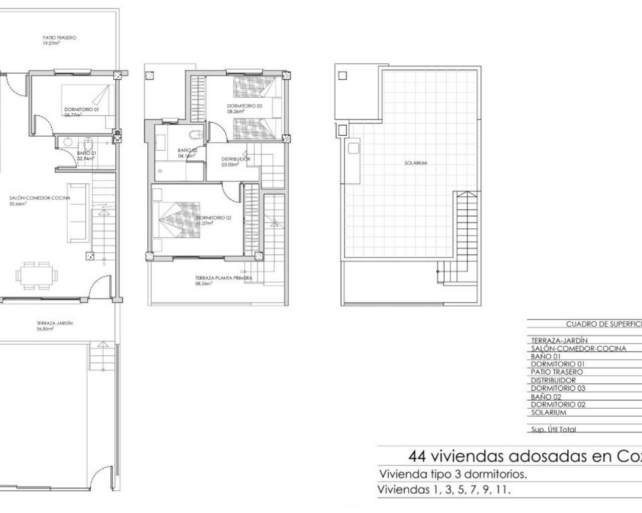  - Bungalow  / Townhouse - Cox - Sin Zona