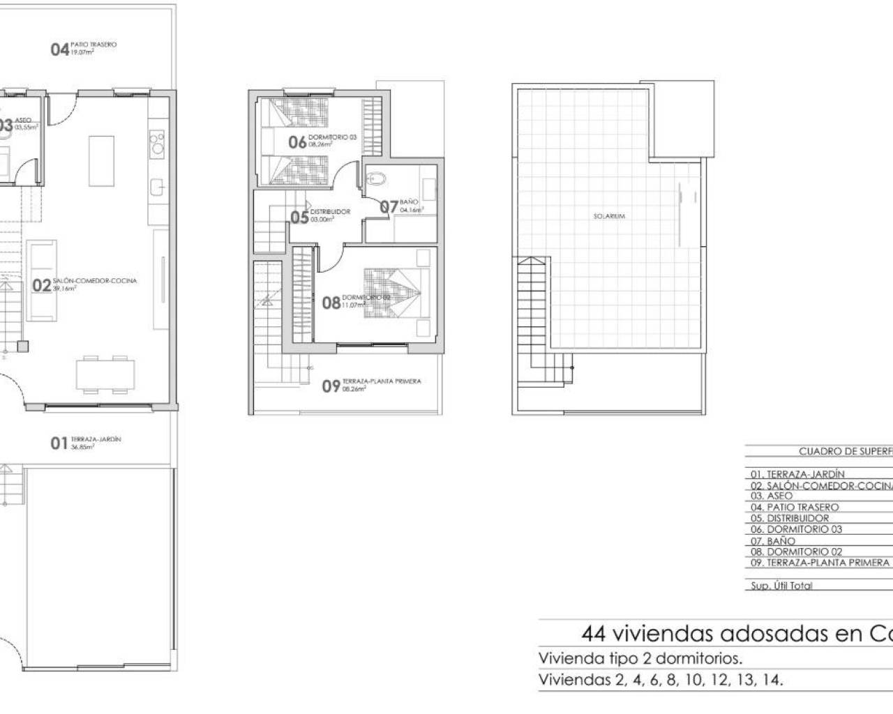 New Build - Rekkehus / Bungalow - Cox - Sin Zona