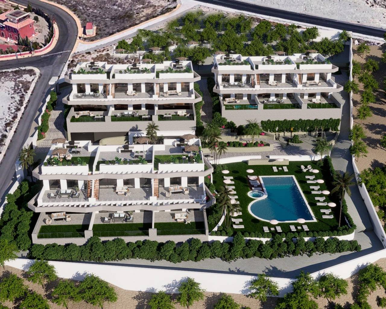 New Build - Bungalow  / Townhouse - Finestrat - Balcón De Finestrat