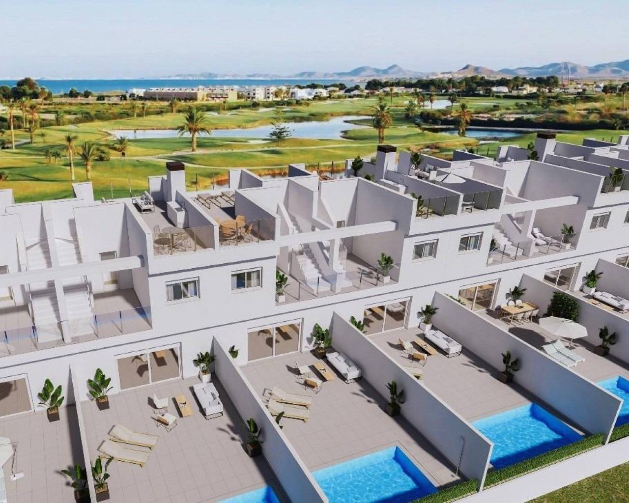 New Build - Bungalow  / Townhouse - Los Alcazares - Serena Golf