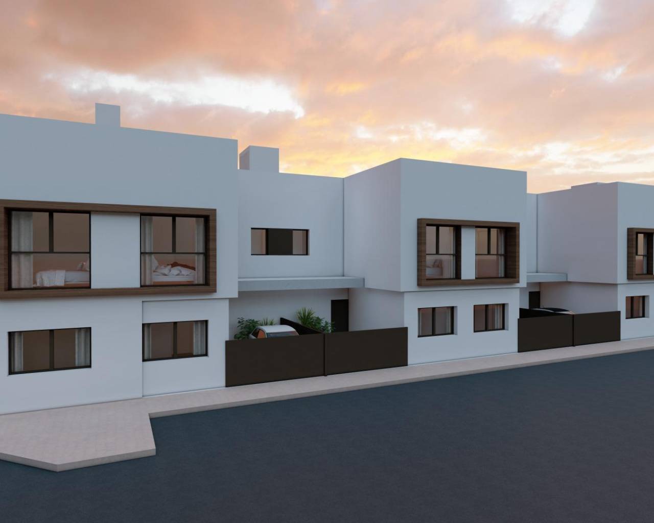 New Build - Bungalow  / Townhouse - San Javier - pueblo