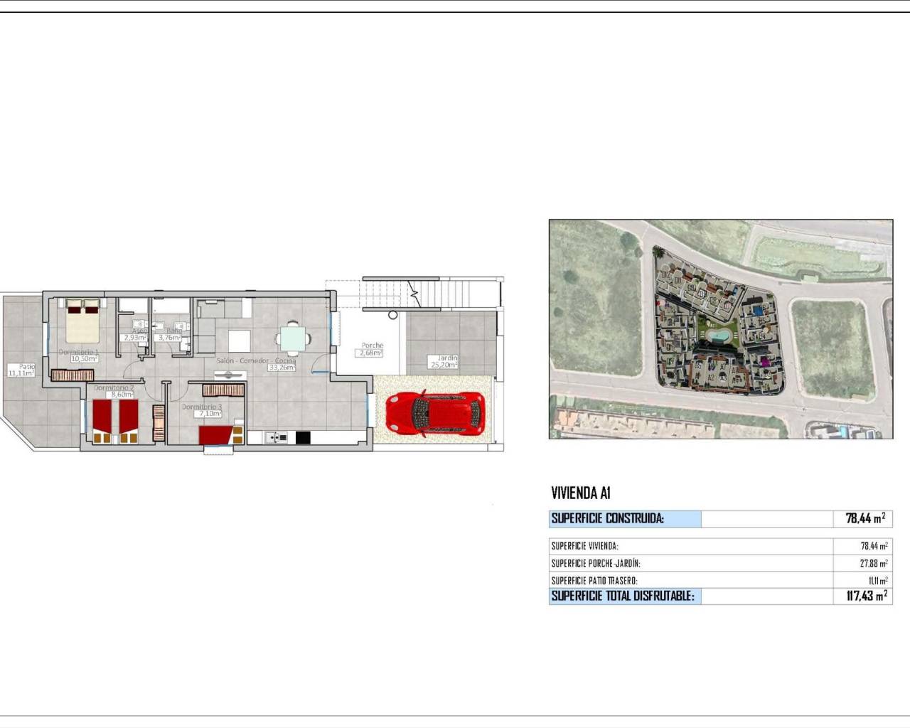 New Build - Bungalow  / Townhouse - Cox - San Fernando