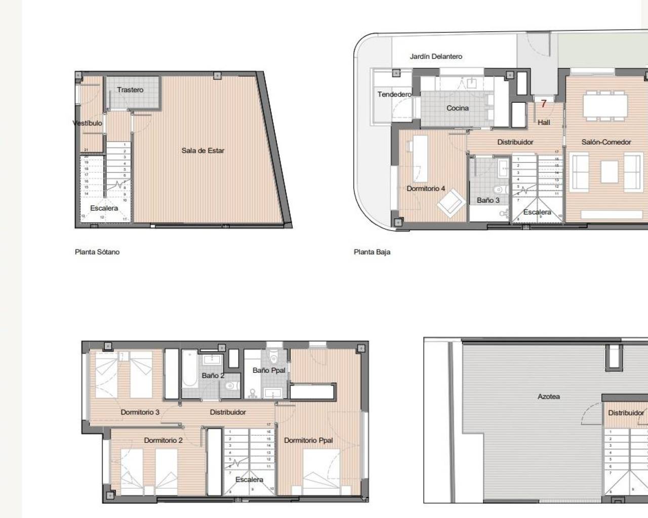 New Build - Bungalow  / Townhouse - Estepona - Polideportivo