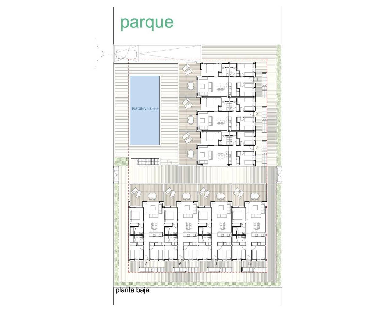 New Build - Bungalow  / Townhouse - Bigastro - Loma Alta