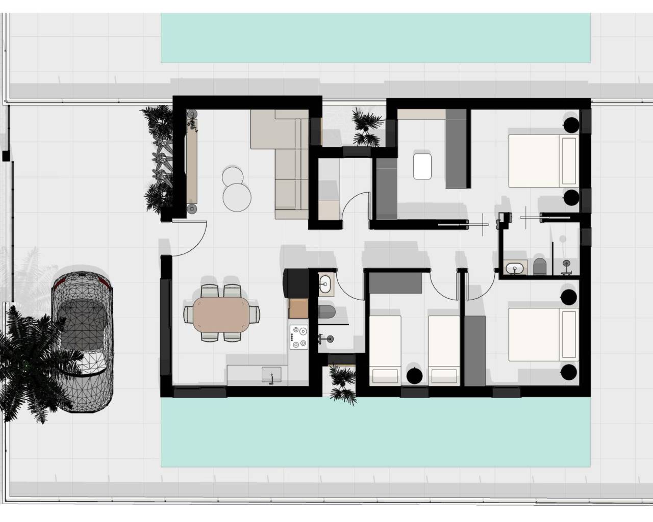 New Build - Villas - Benijofar - Urb. Monteazul