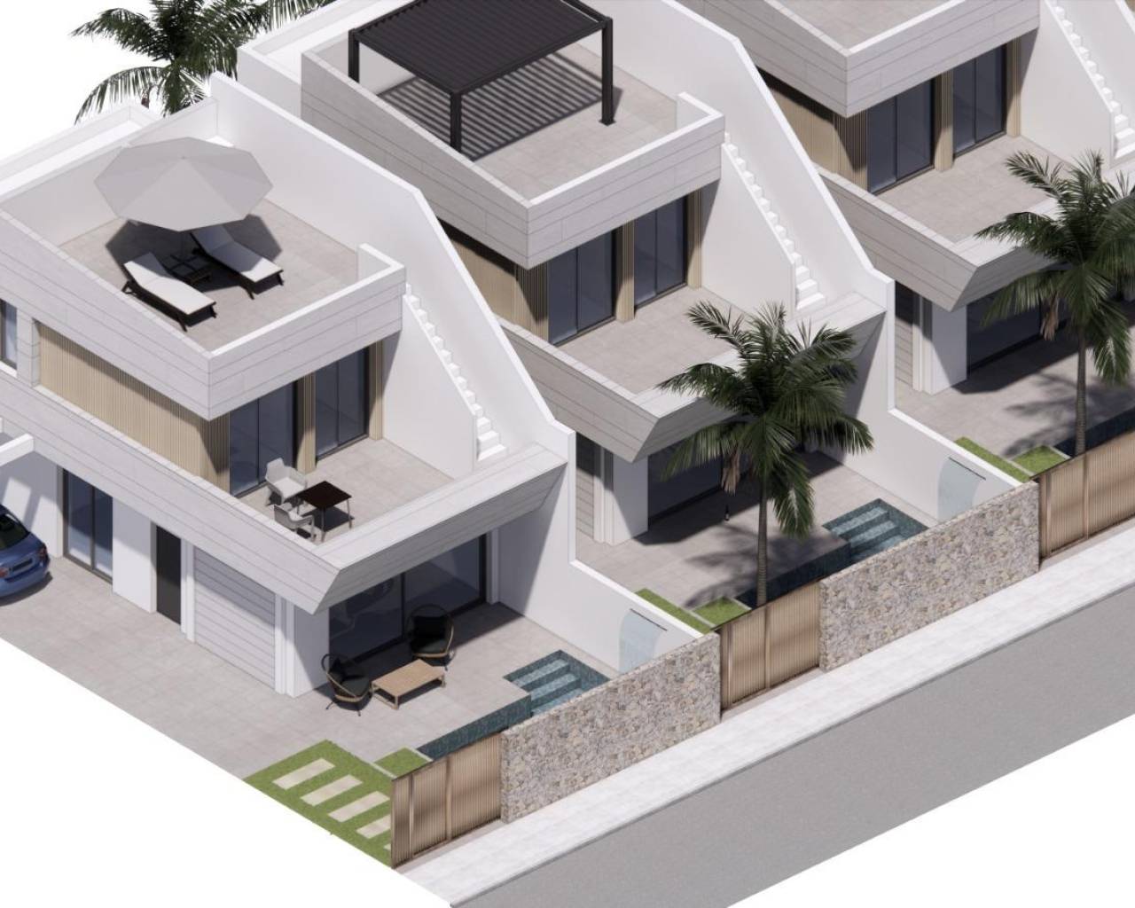 New Build - Villas - San Javier - Parque de los leones