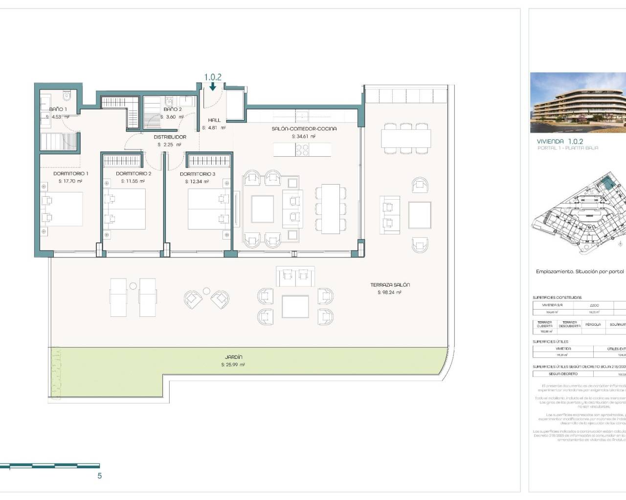 New Build - Ground floor apartment - Estepona - Las Mesas