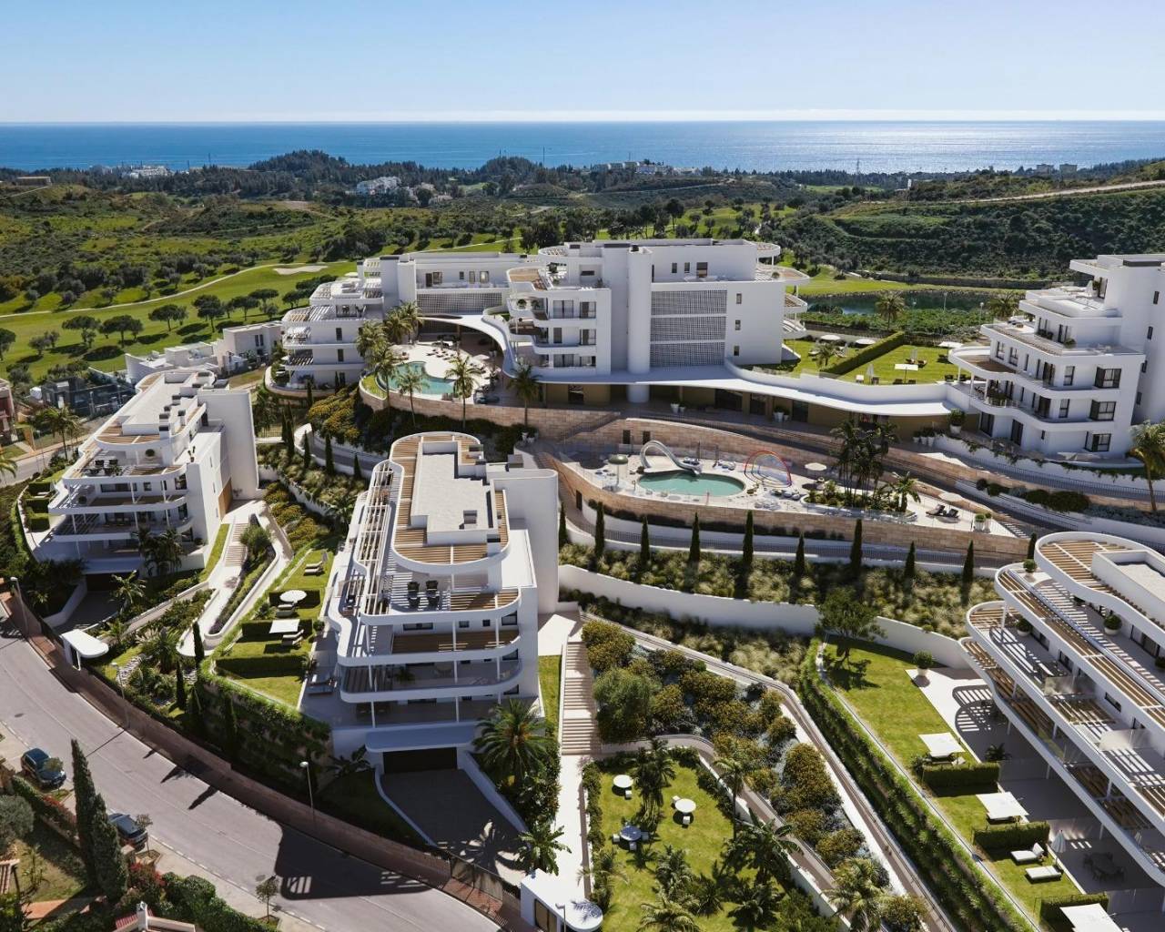 New Build - Ground floor apartment - Mijas - Cerrado del Aguila Golf and Resort