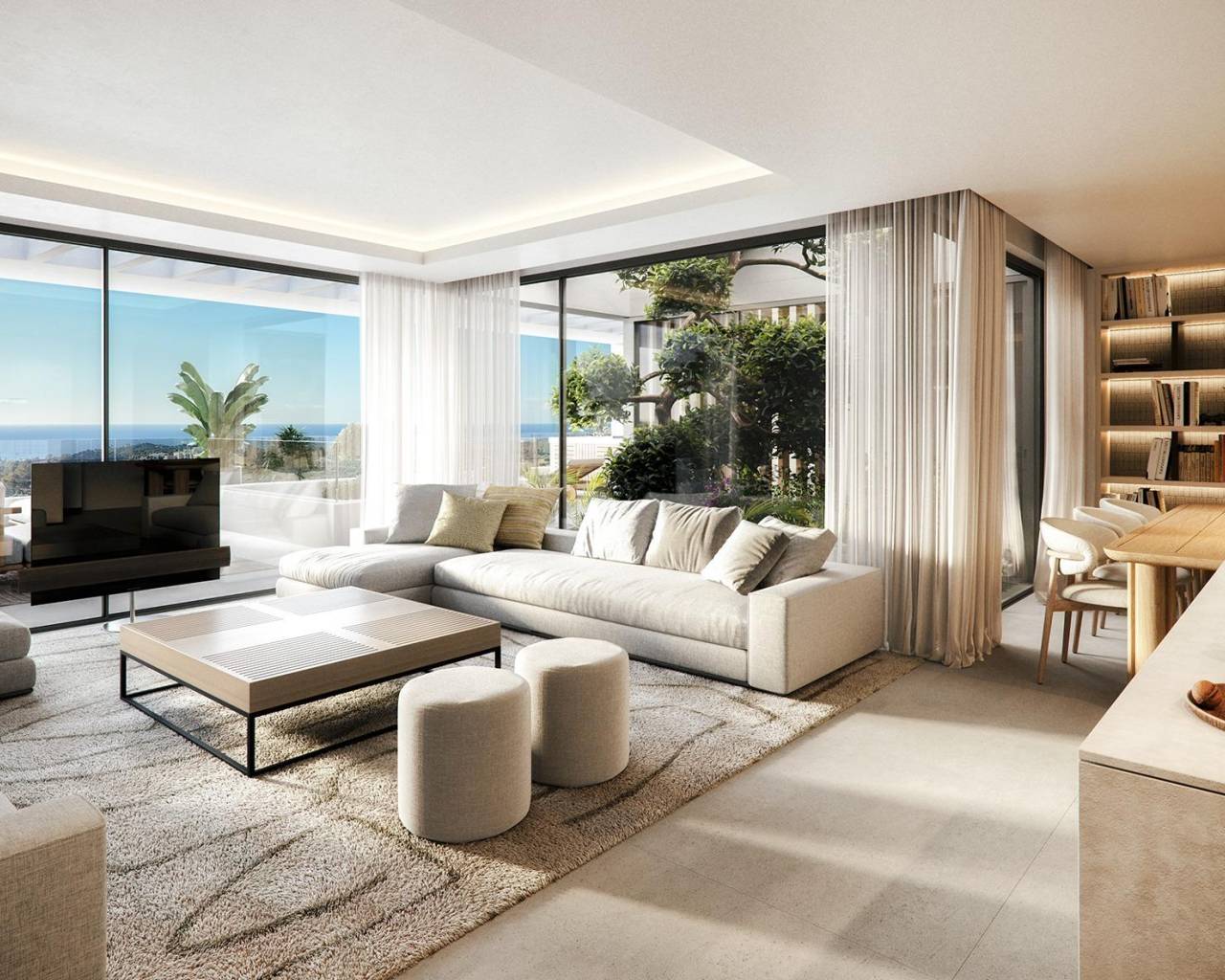 New Build - Ground floor apartment - Casares - Alcazaba Lagoon