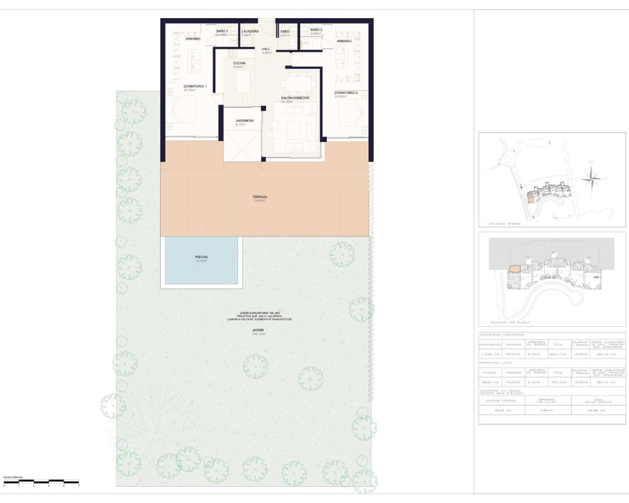 New Build - Ground floor apartment - Casares - Alcazaba Lagoon