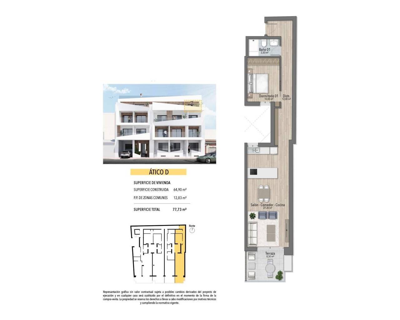 Nueva construcción  - Apartamentos - Torrevieja - Playa de El Cura
