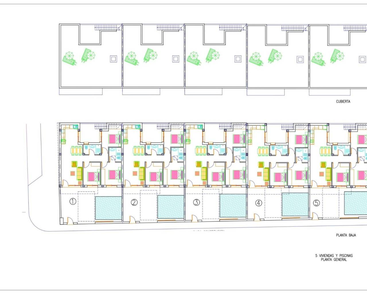 New Build - Rekkehus / Bungalow - Avileses