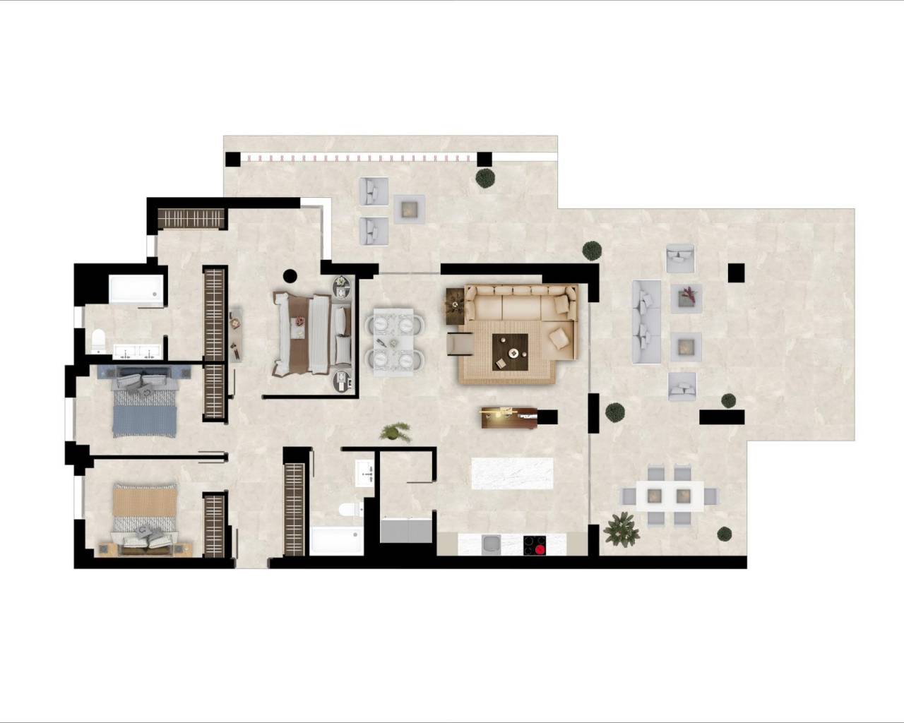 Nueva construcción  - Apartamentos - Benahavís - Urb. Los Jaralillos