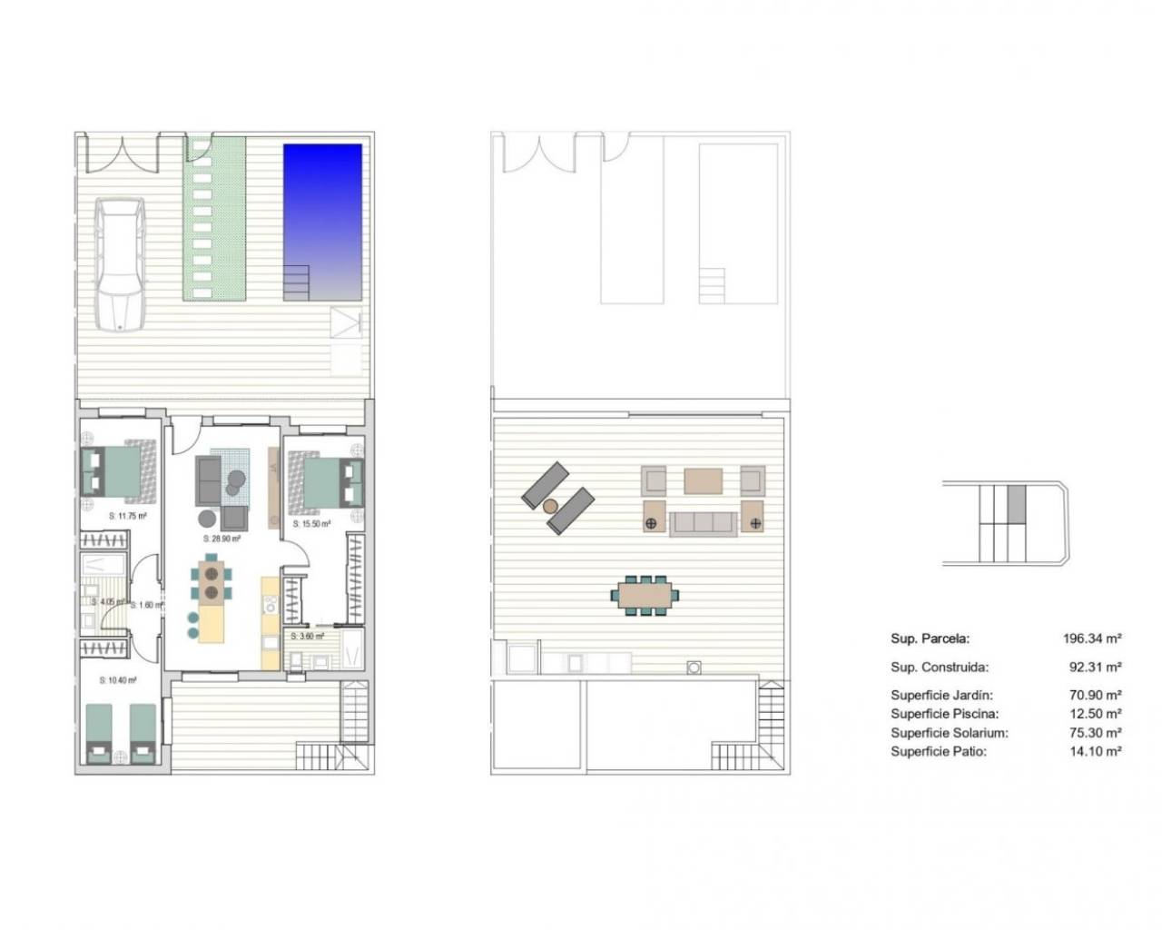New Build - Rekkehus / Bungalow - San Javier - Parque del doce