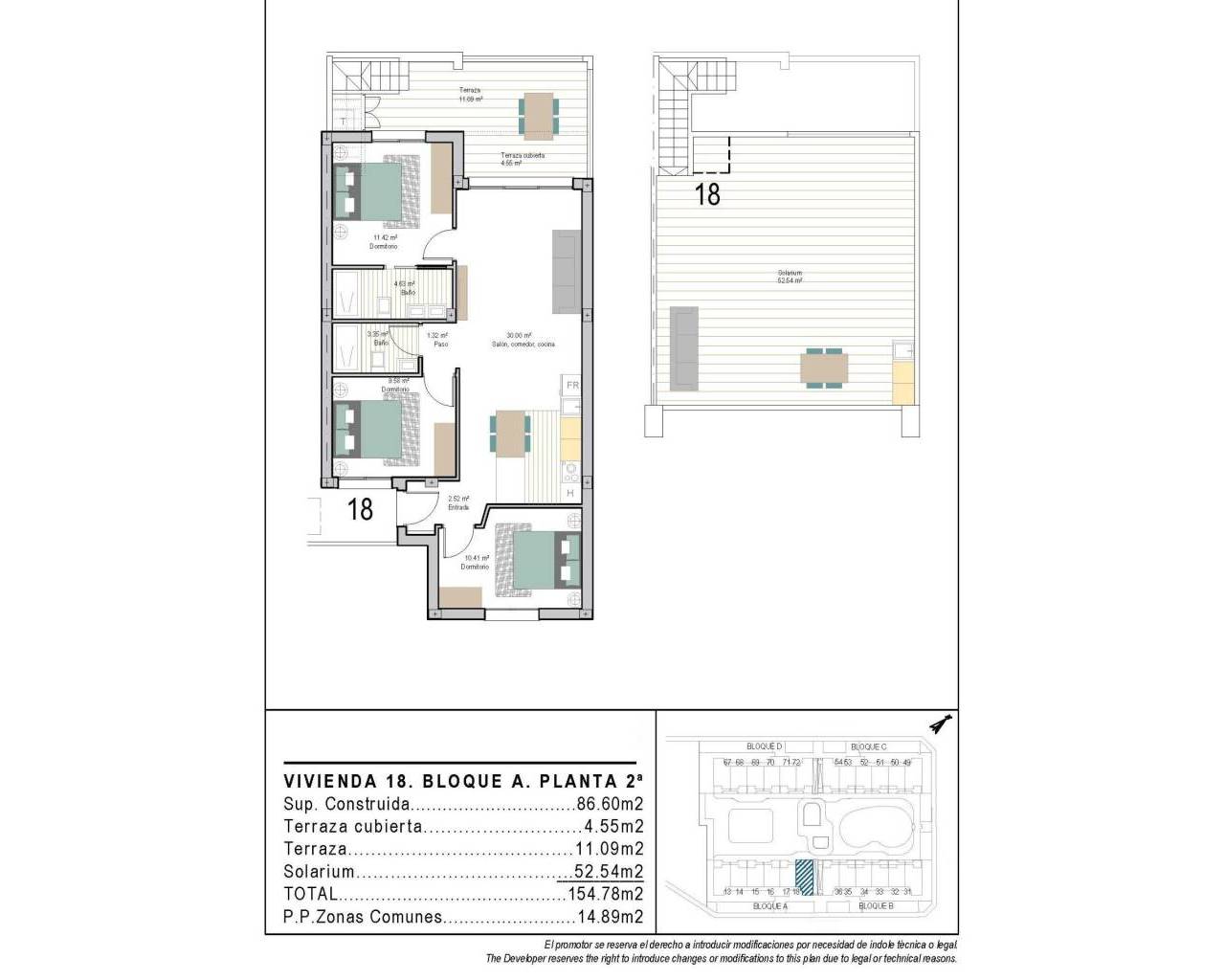 Nueva construcción  - Apartamentos - Torre Pacheco - San Cayetano