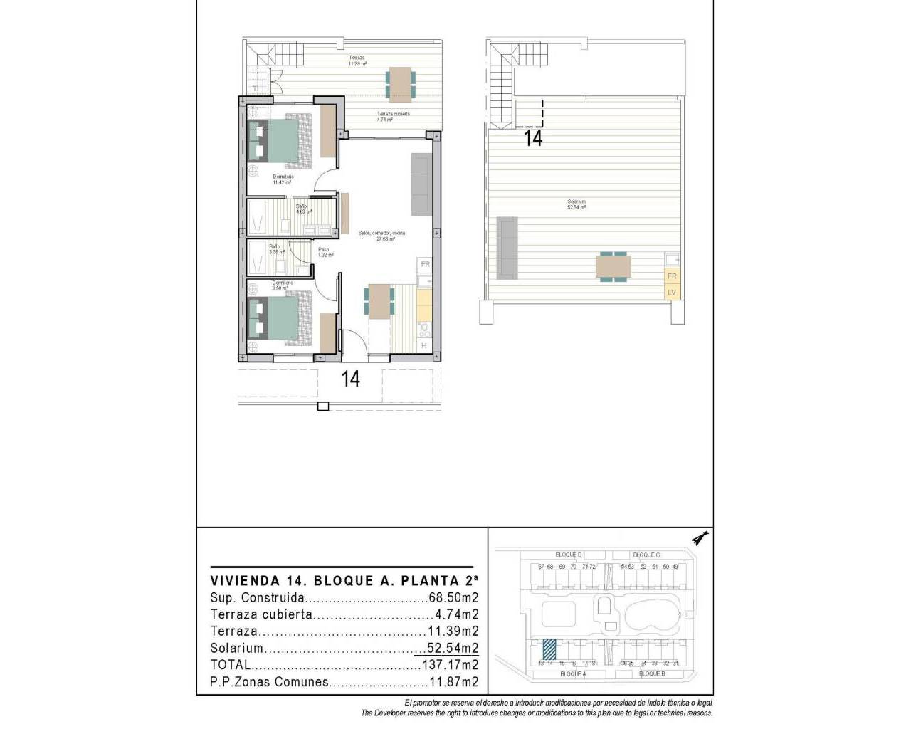Nueva construcción  - Apartamentos - Torre Pacheco - San Cayetano