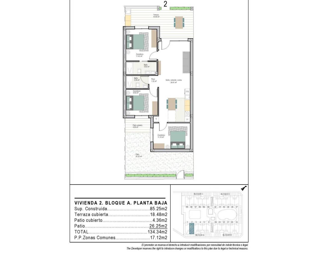 Nueva construcción  - Apartamentos - Torre Pacheco - San Cayetano