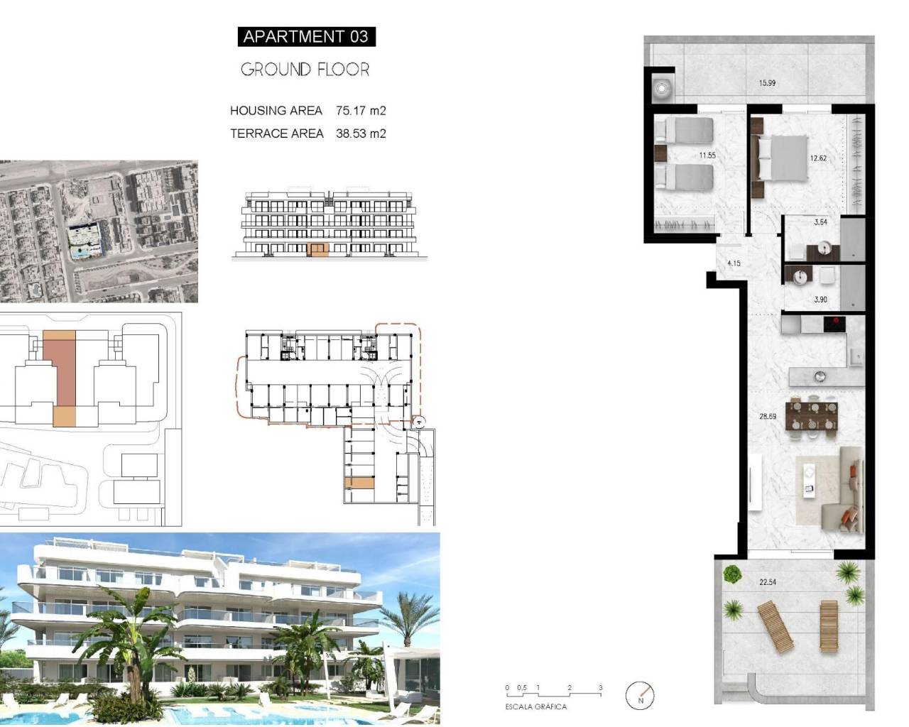 Nueva construcción  - Apartamentos - Orihuela Costa - Lomas de Cabo Roig