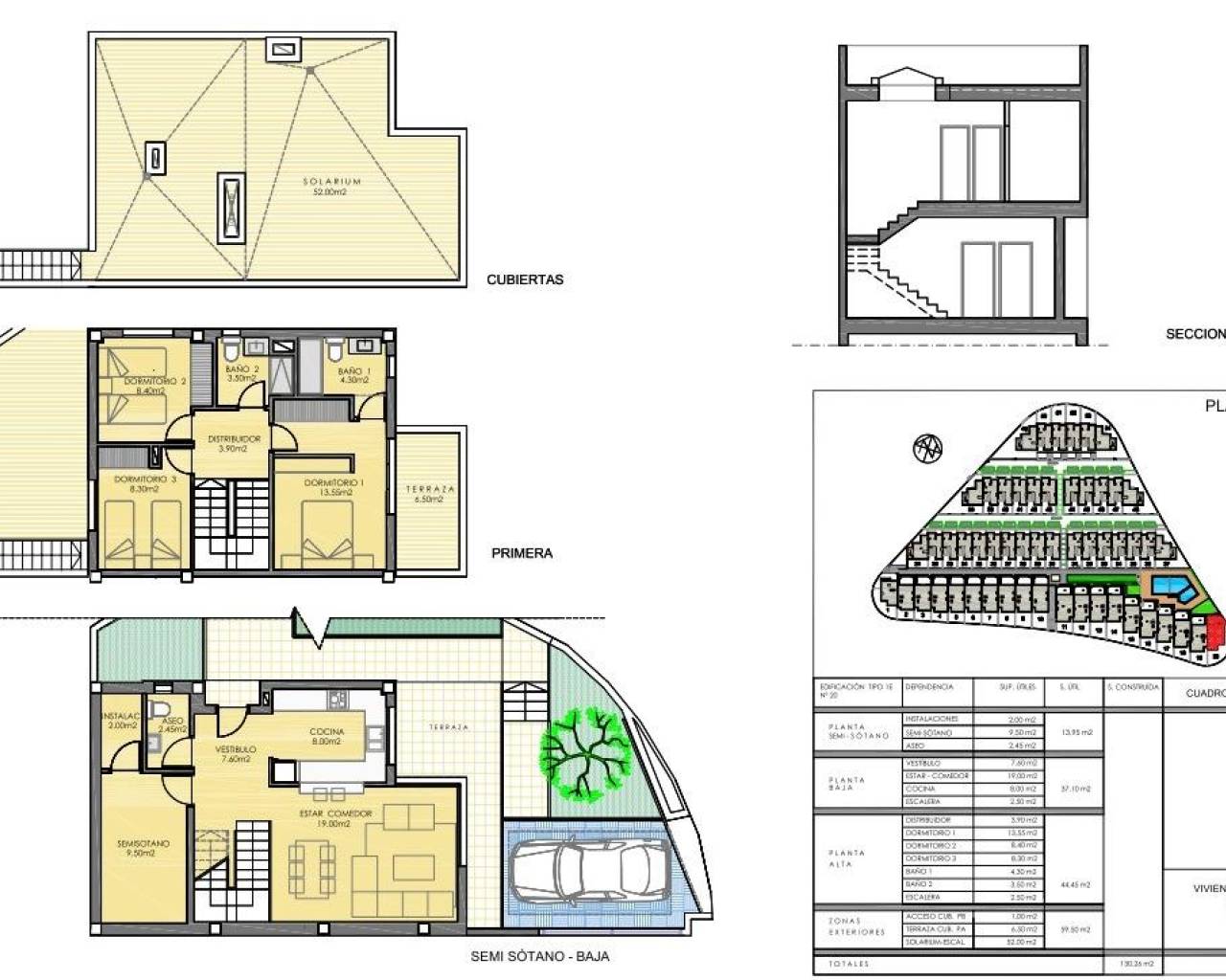 Nueva construcción  - Adosado / Bungalow - Monforte del Cid - Alenda Golf