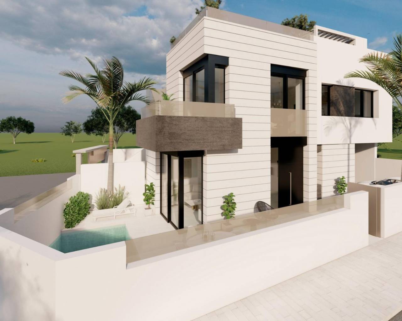 New Build - Bungalow  / Townhouse - Pilar de La Horadada - pueblo