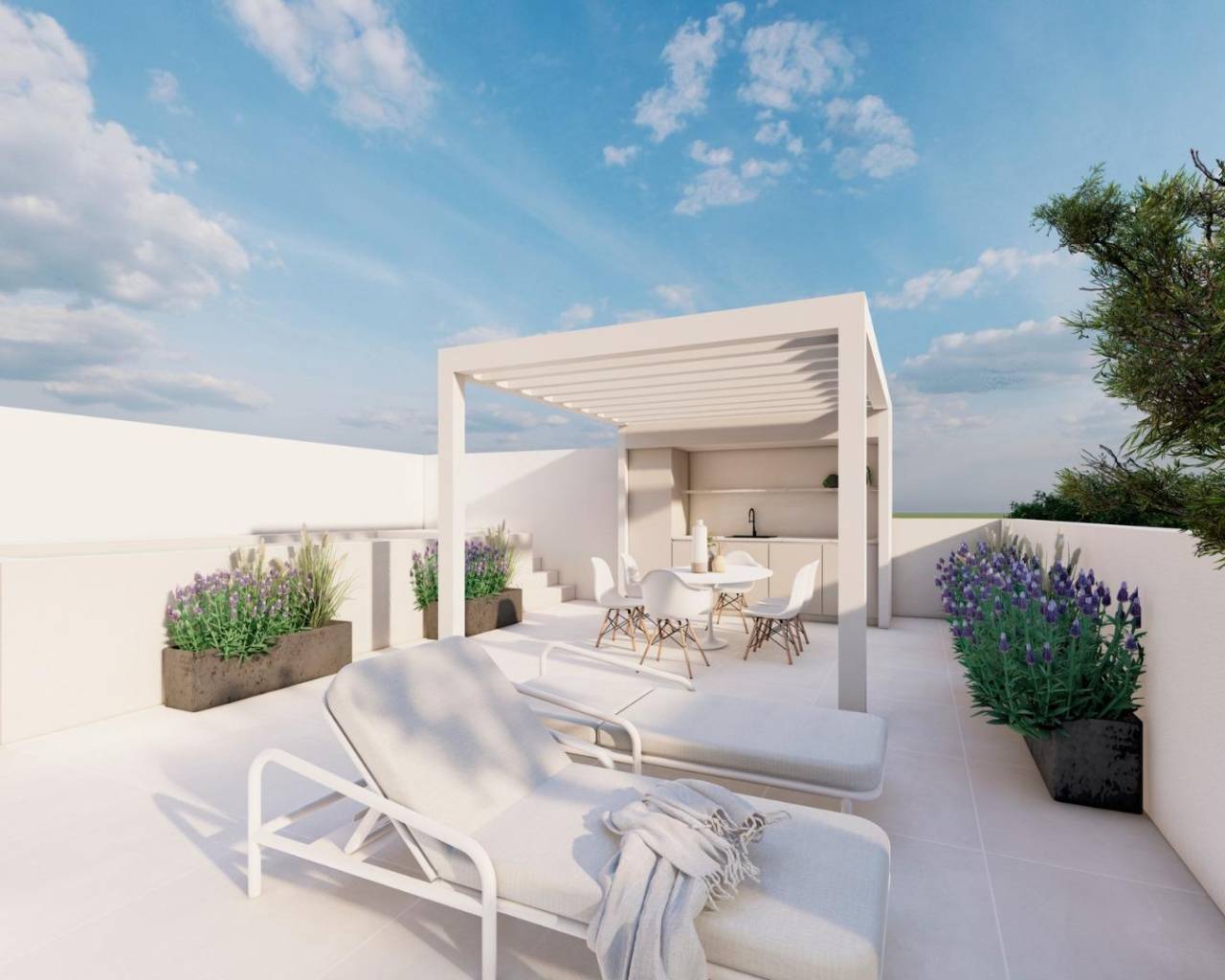 New Build - Bungalow  / Townhouse - Pilar de La Horadada - pueblo