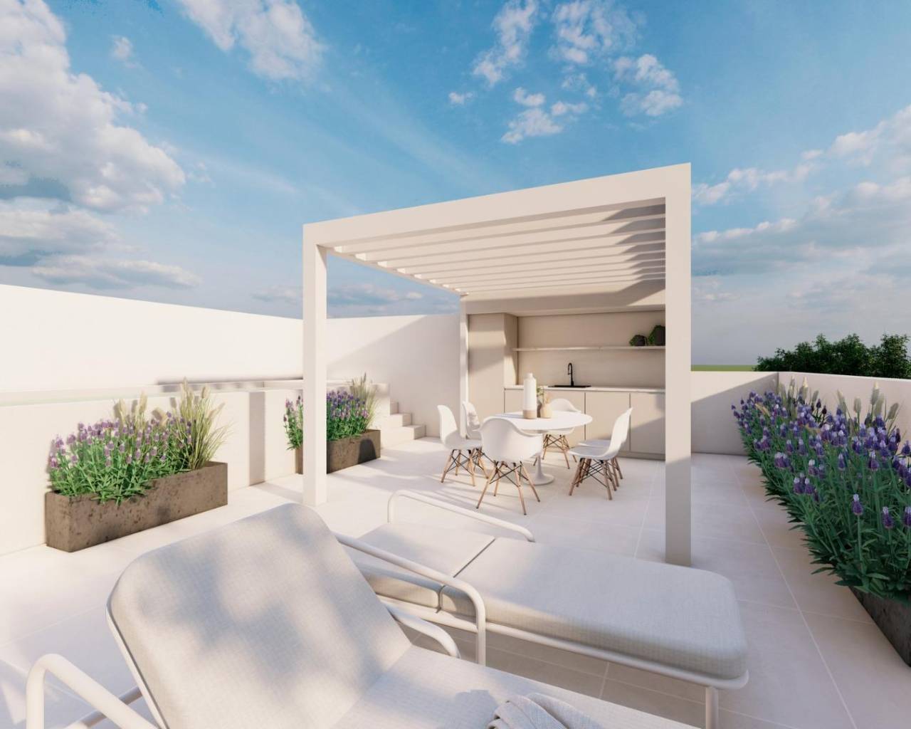 New Build - Bungalow  / Townhouse - Pilar de La Horadada - pueblo