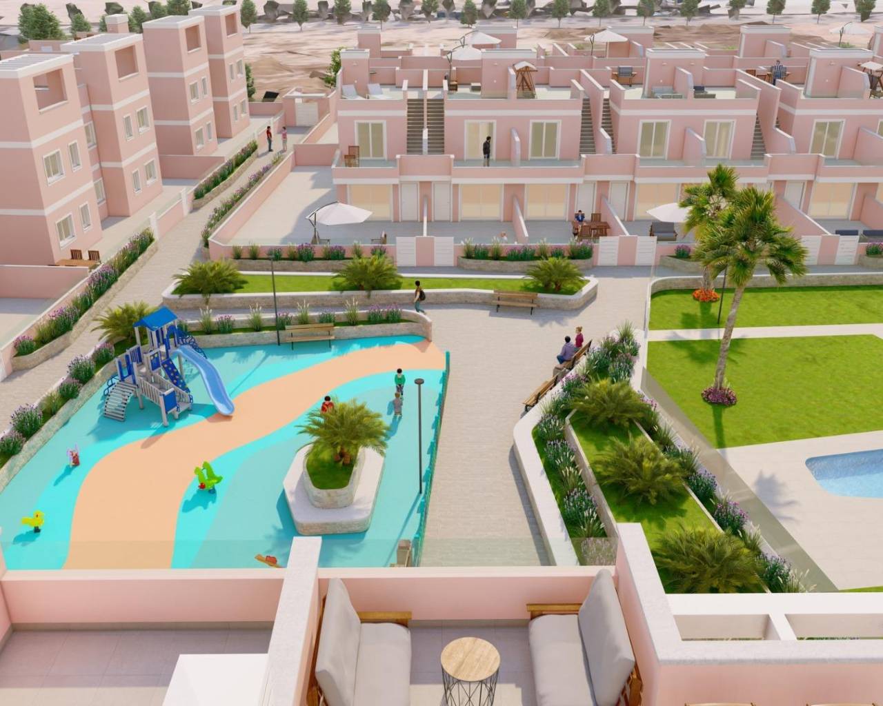 Nueva construcción  - Apartamentos - Pilar de La Horadada - Lo Monte