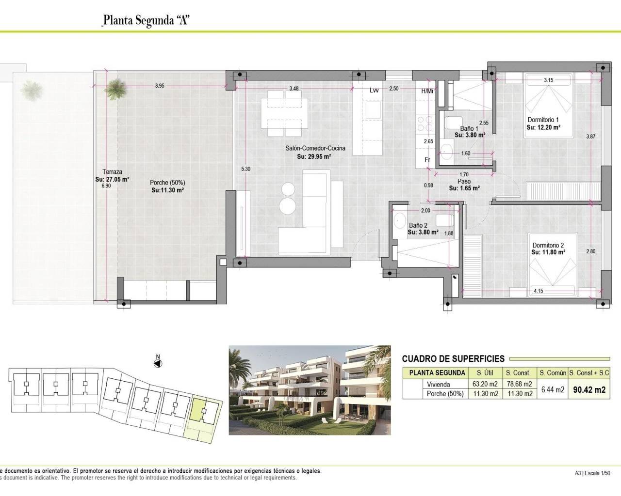 Nouvelle construction - Appartements - Alhama De Murcia - Condado De Alhama