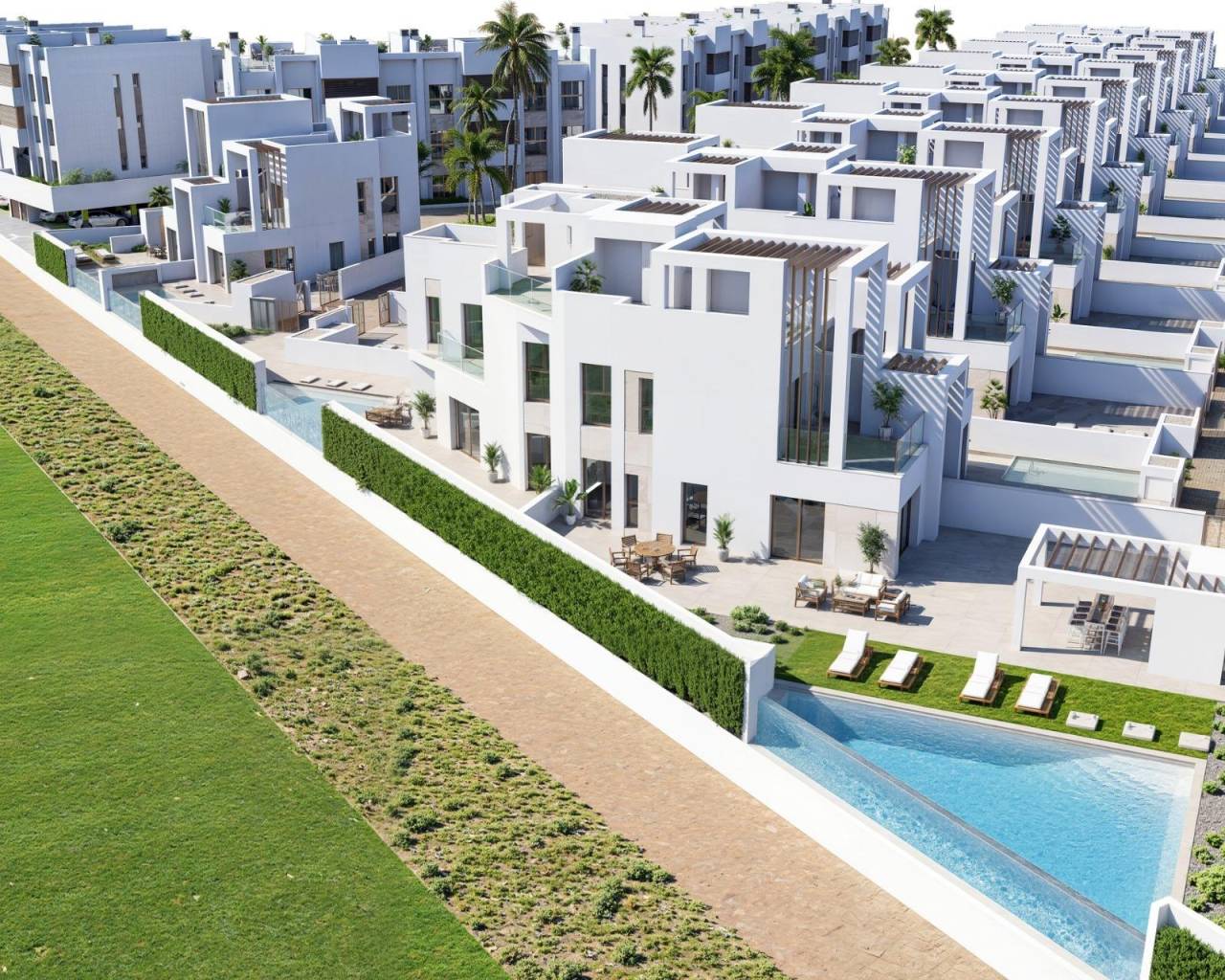 Nueva construcción  - Villas - Los Alcazares - Serena Golf