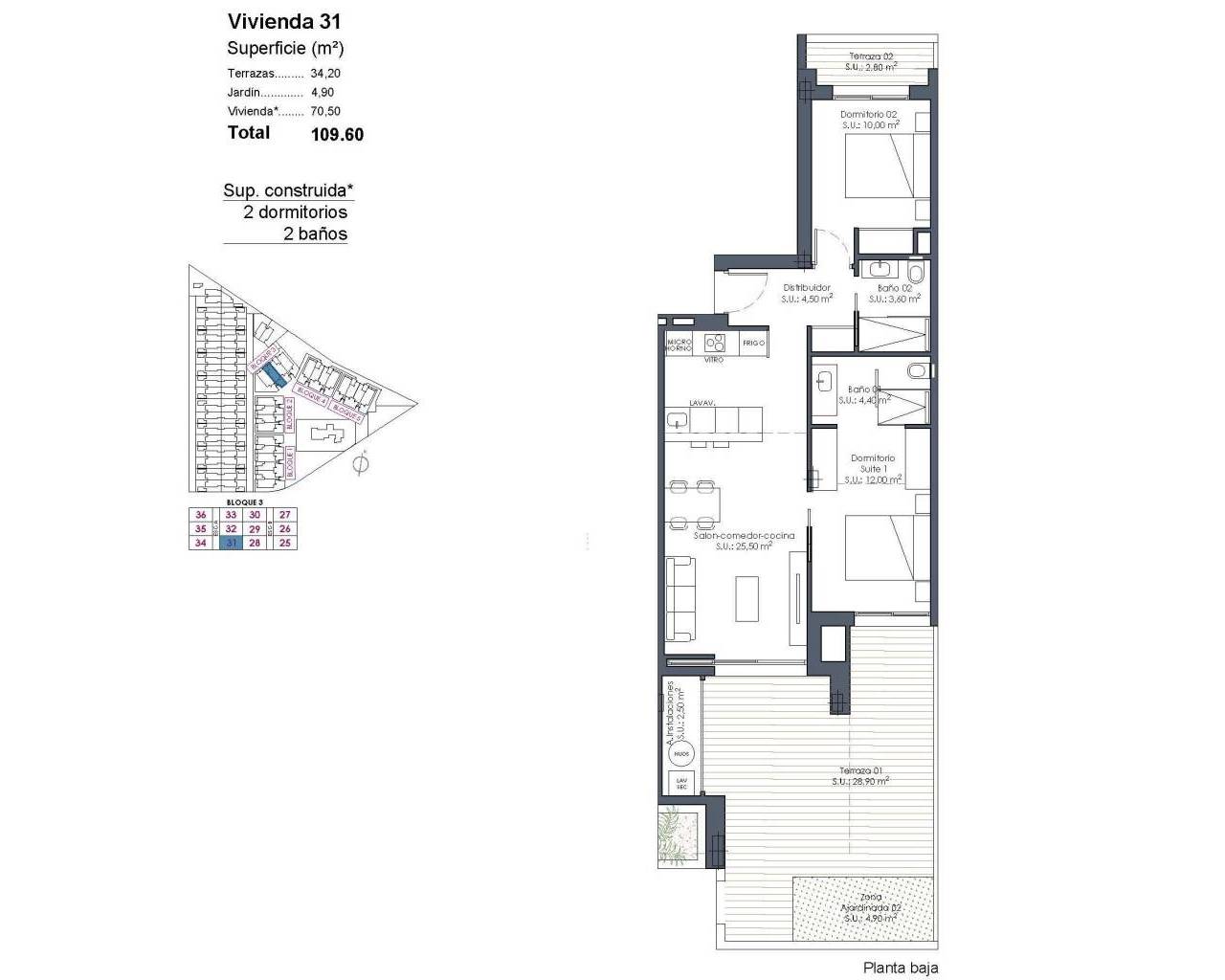 Nueva construcción  - Apartamentos - Los Alcazares - Serena Golf