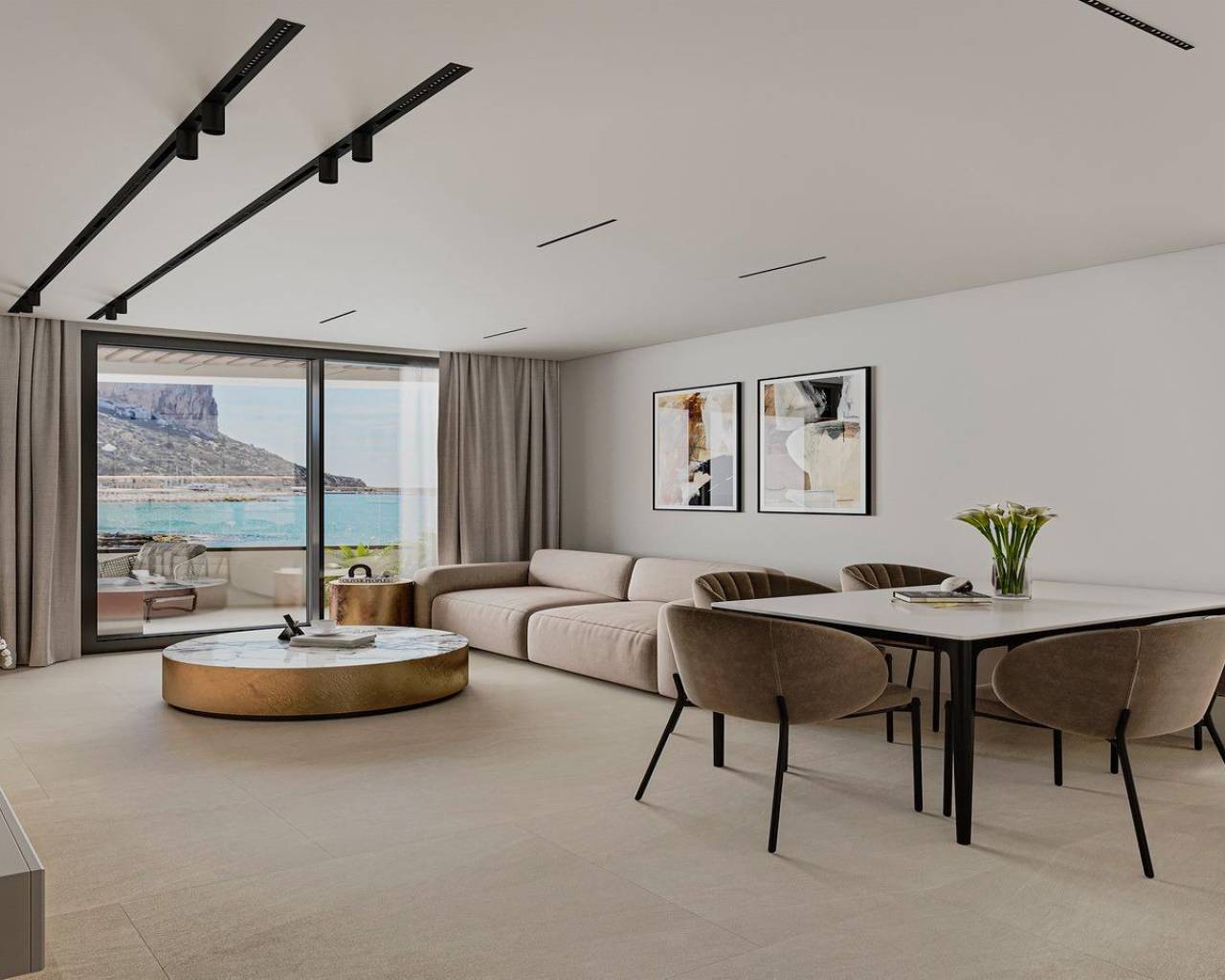 Nueva construcción  - Apartamentos - Calpe - Playa Cantal Roig