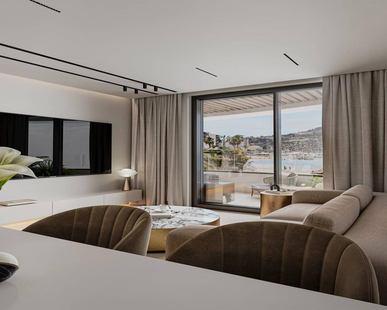 Nueva construcción  - Apartamentos - Calpe - Playa Cantal Roig