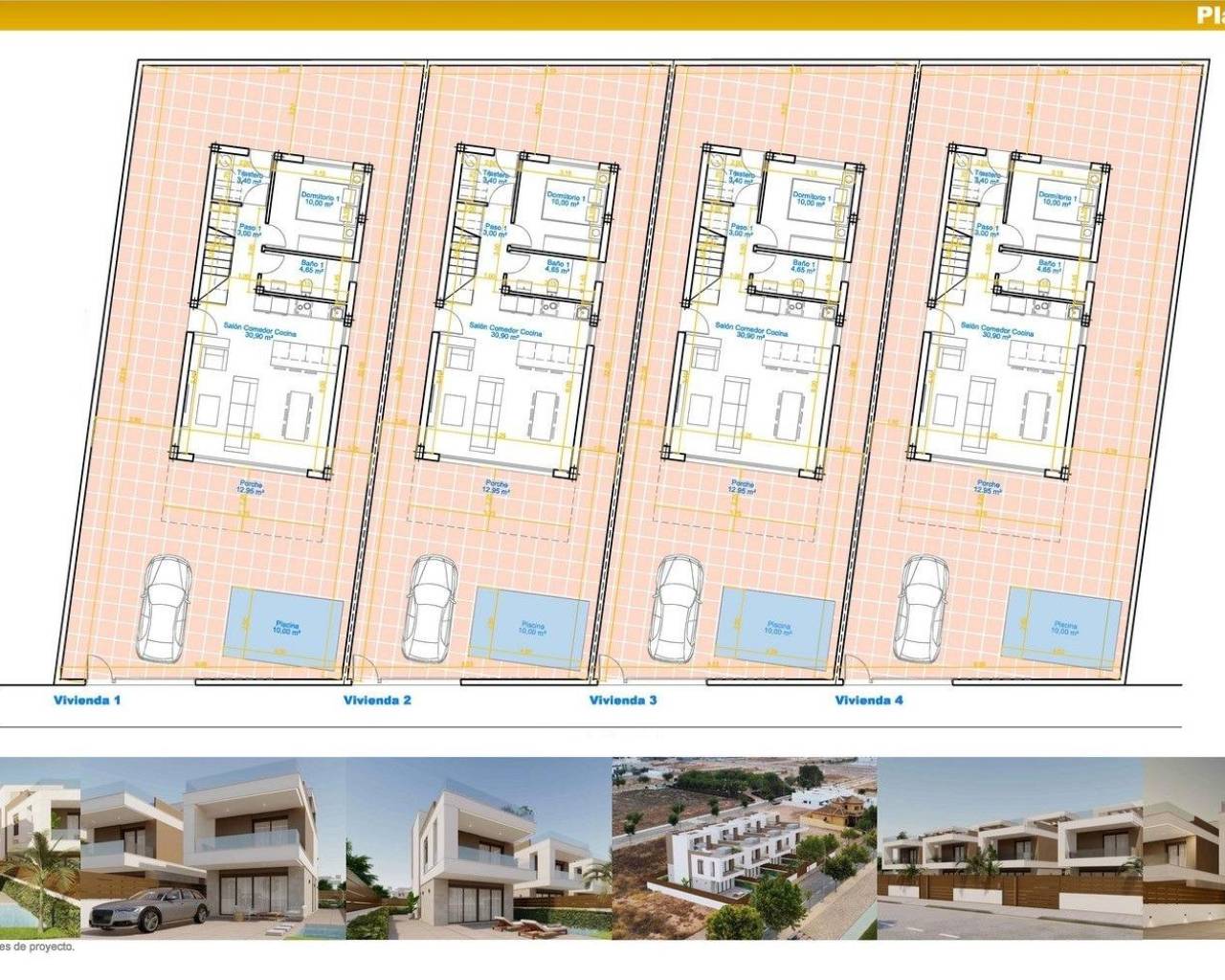 Nueva construcción  - Villas - Pilar de La Horadada - pueblo