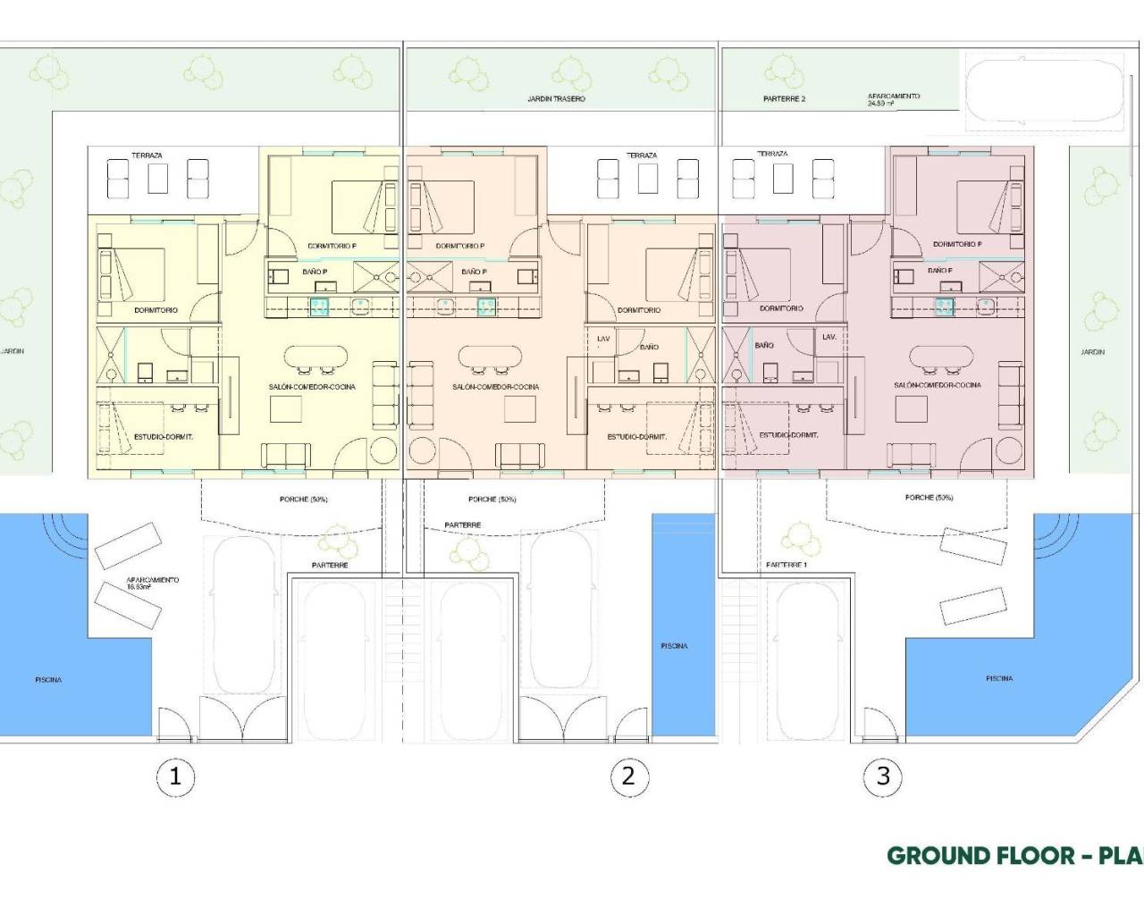 Nueva construcción  - Adosado / Bungalow - Pilar de La Horadada - parques de Andromeda