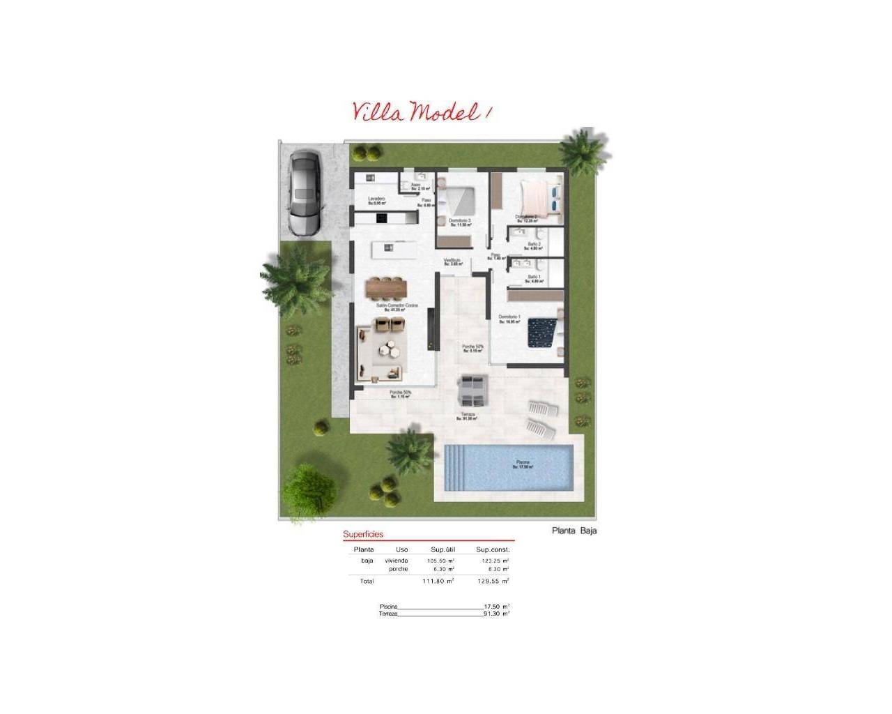 Nueva construcción  - Villas - Banos y Mendigo - Altaona Golf