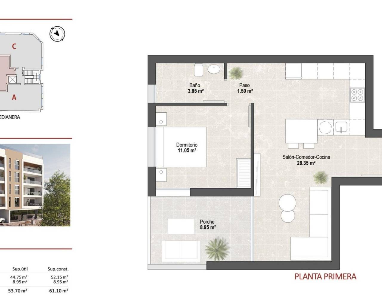 Nouvelle construction - Appartements - San Pedro del Pinatar - Lo Pagan