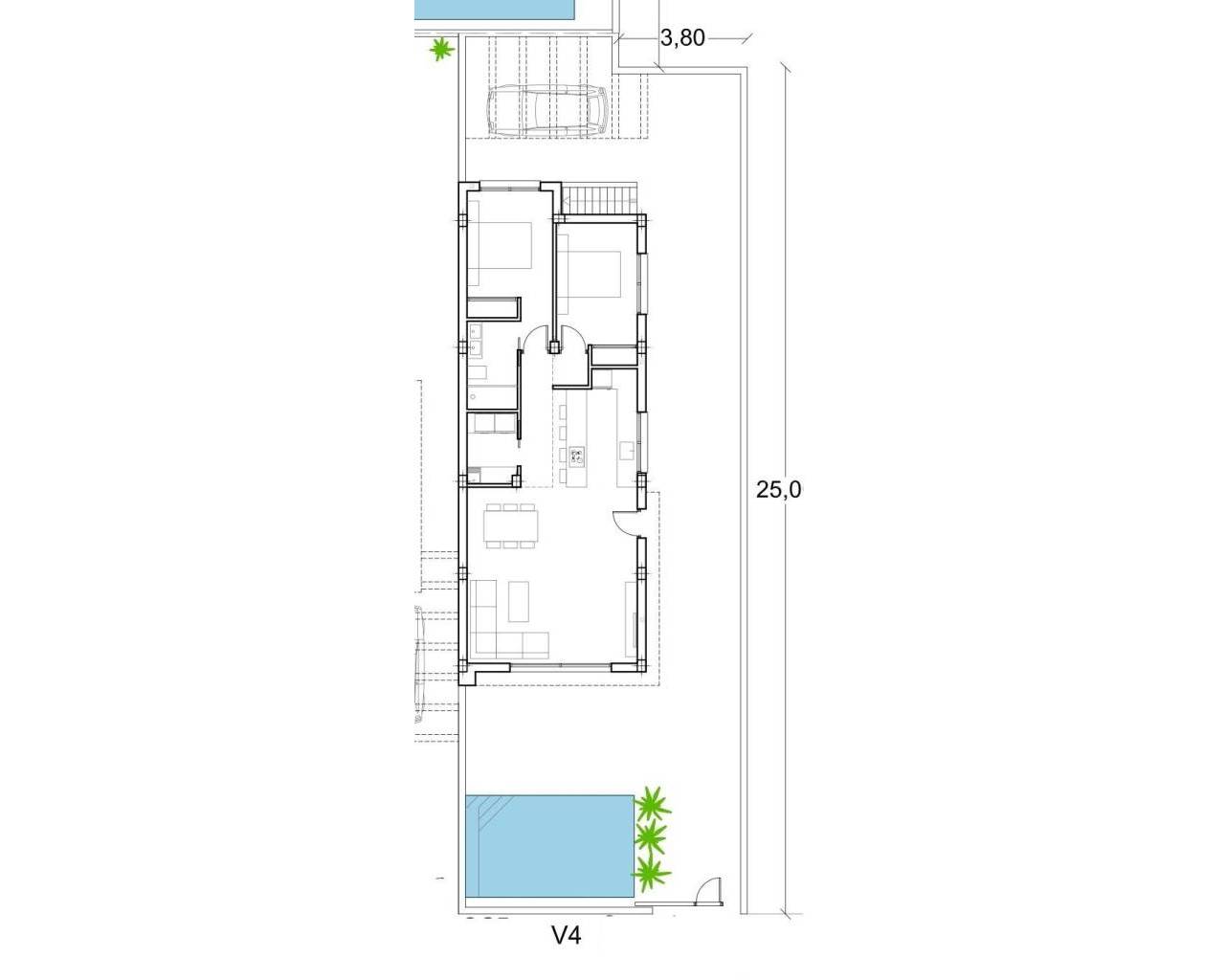 Nueva construcción  - Villas - Los Alcazares - Serena Golf