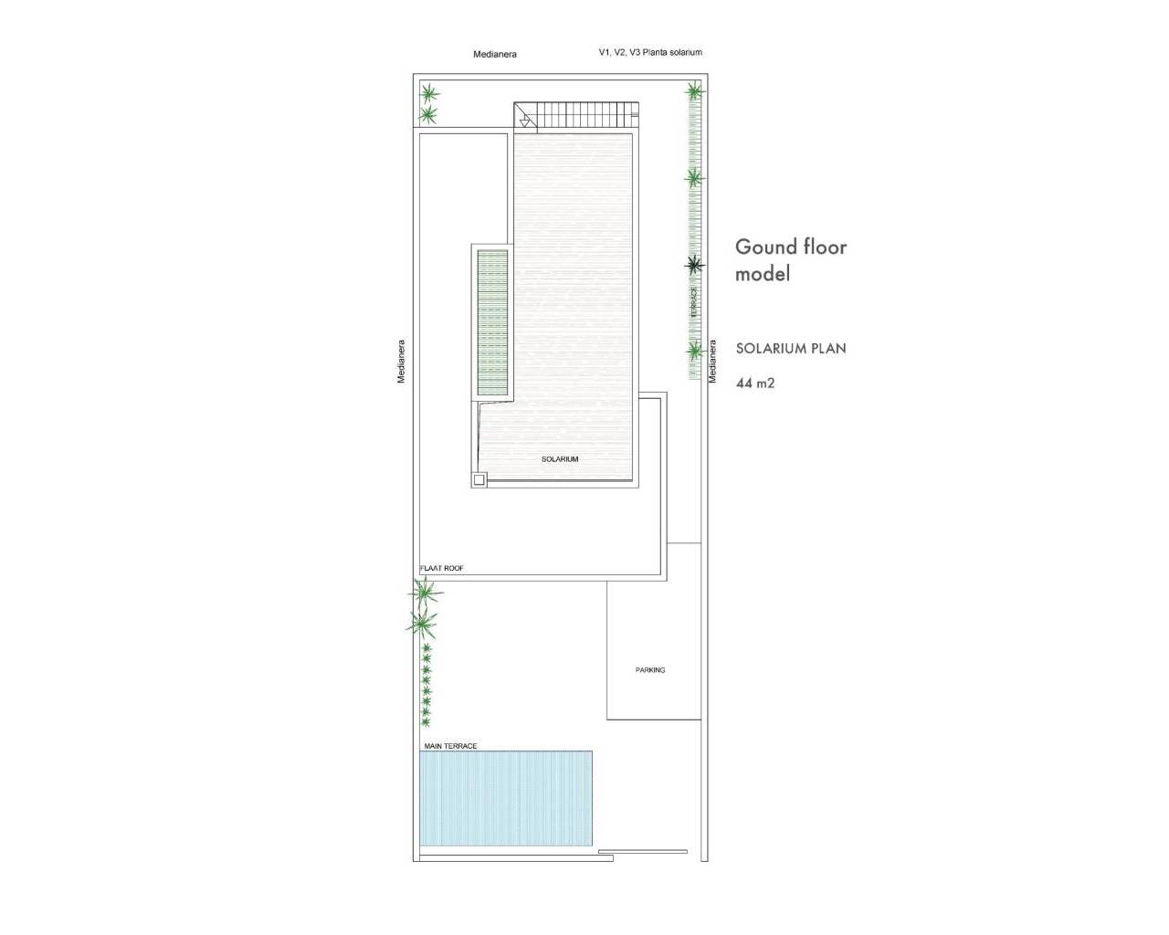 Nueva construcción  - Villas - Los Alcazares - Serena Golf