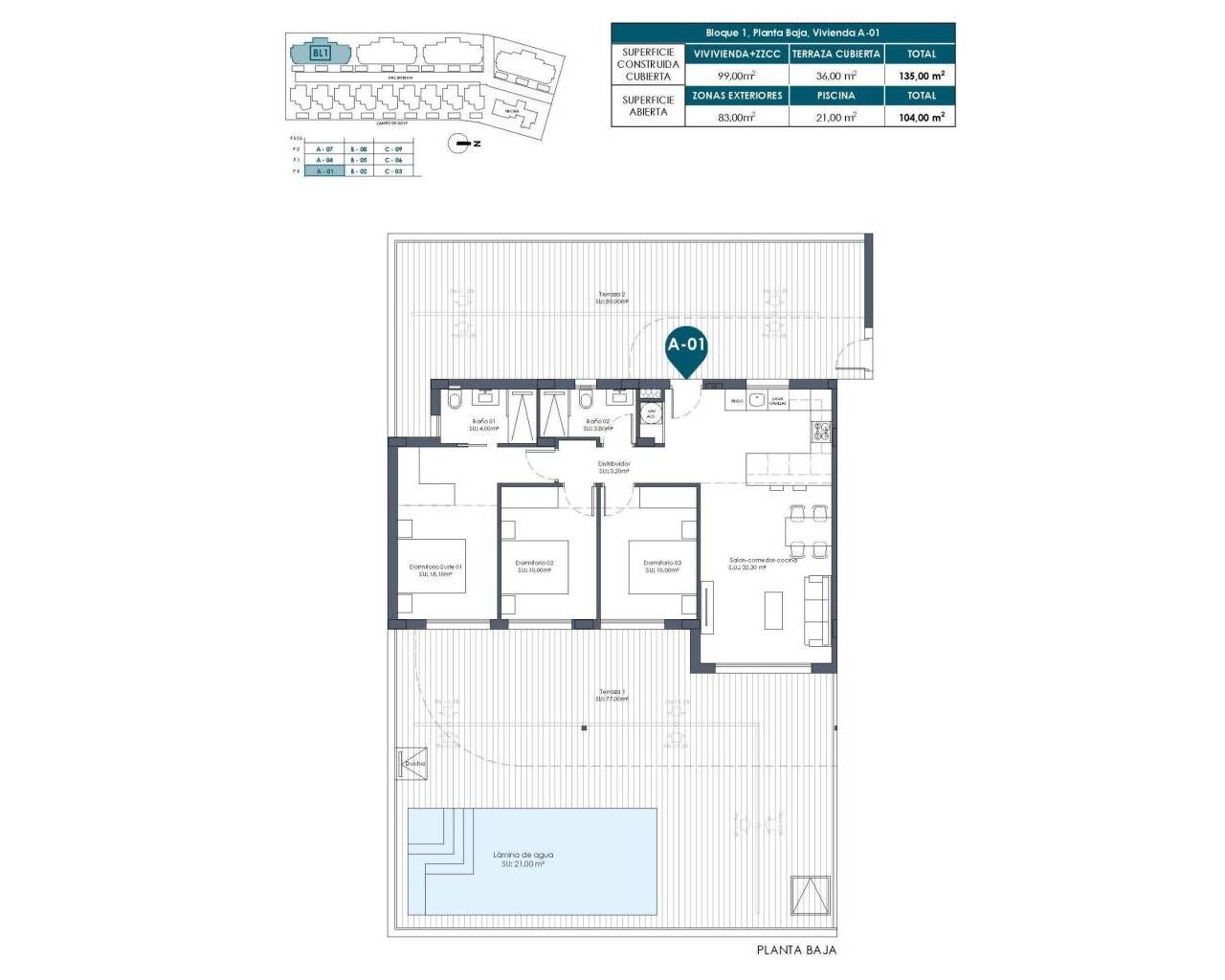 Nueva construcción  - Apartamentos - Los Alcazares - Serena Golf