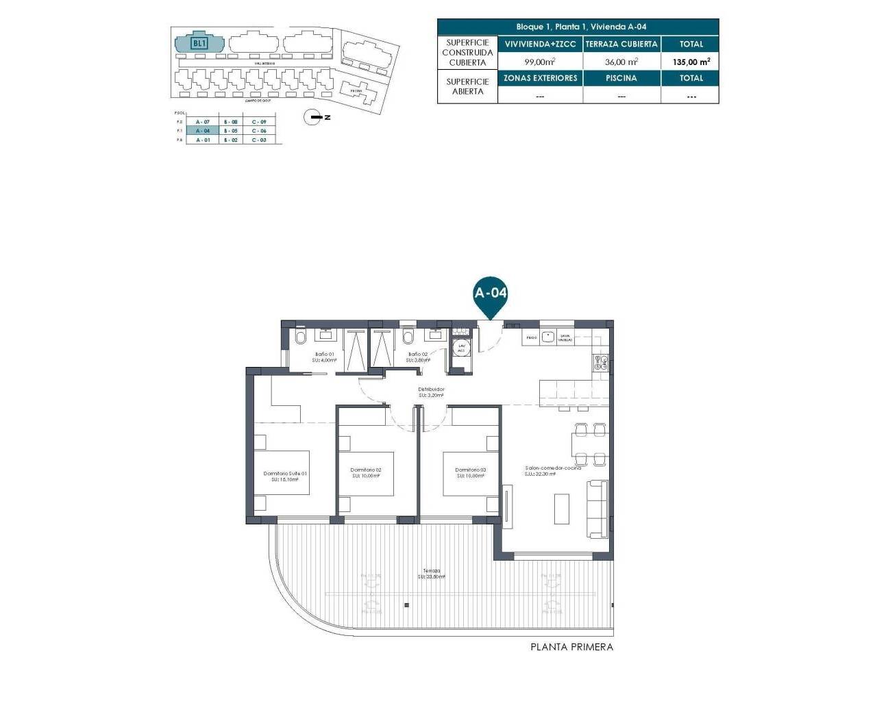 Nueva construcción  - Apartamentos - Los Alcazares - Serena Golf
