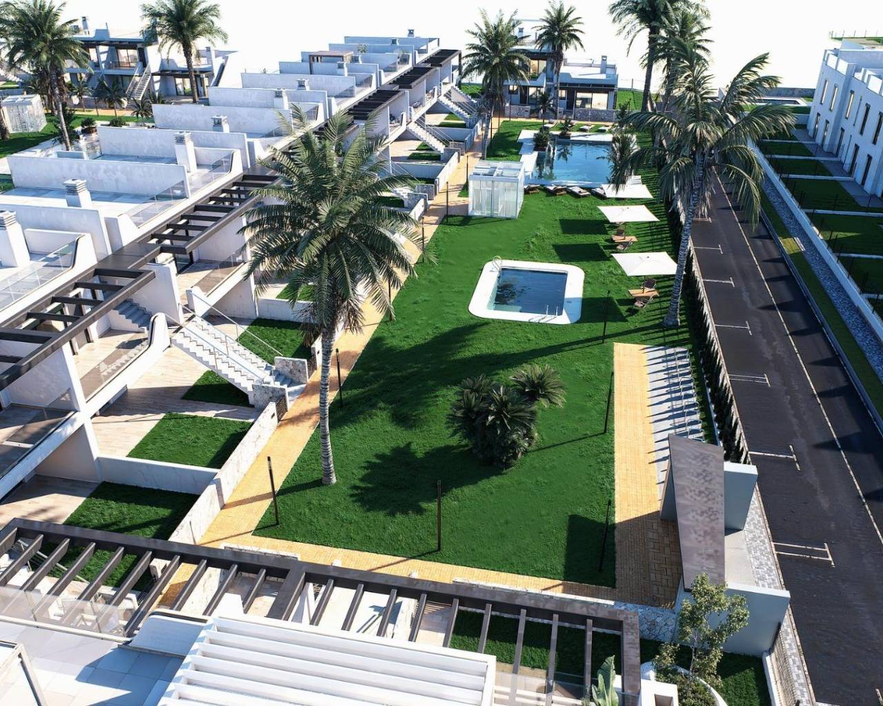 New Build - Rekkehus / Bungalow - Pilar de La Horadada - pueblo