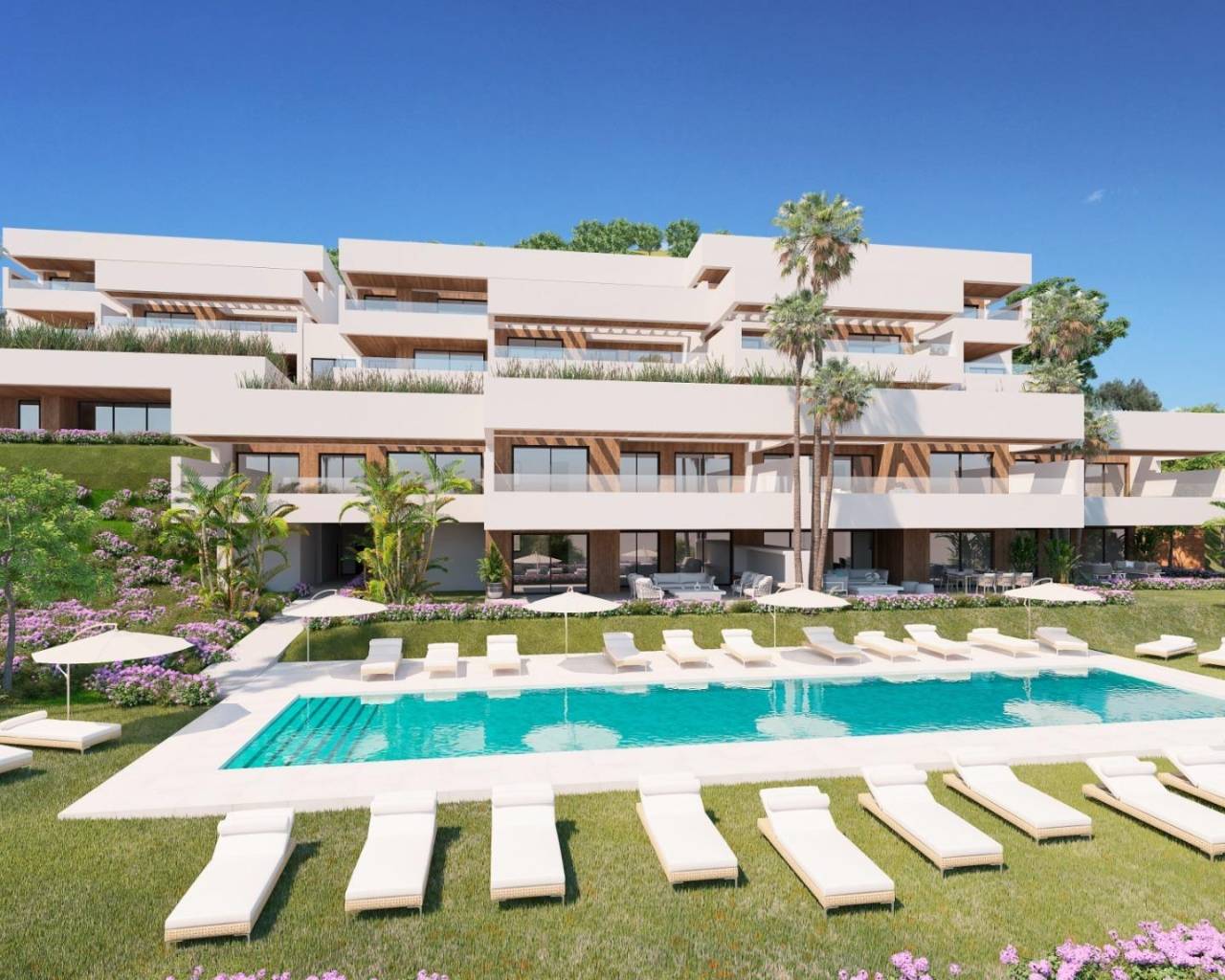 New Build - Apartments - Ojen - Palo Alto