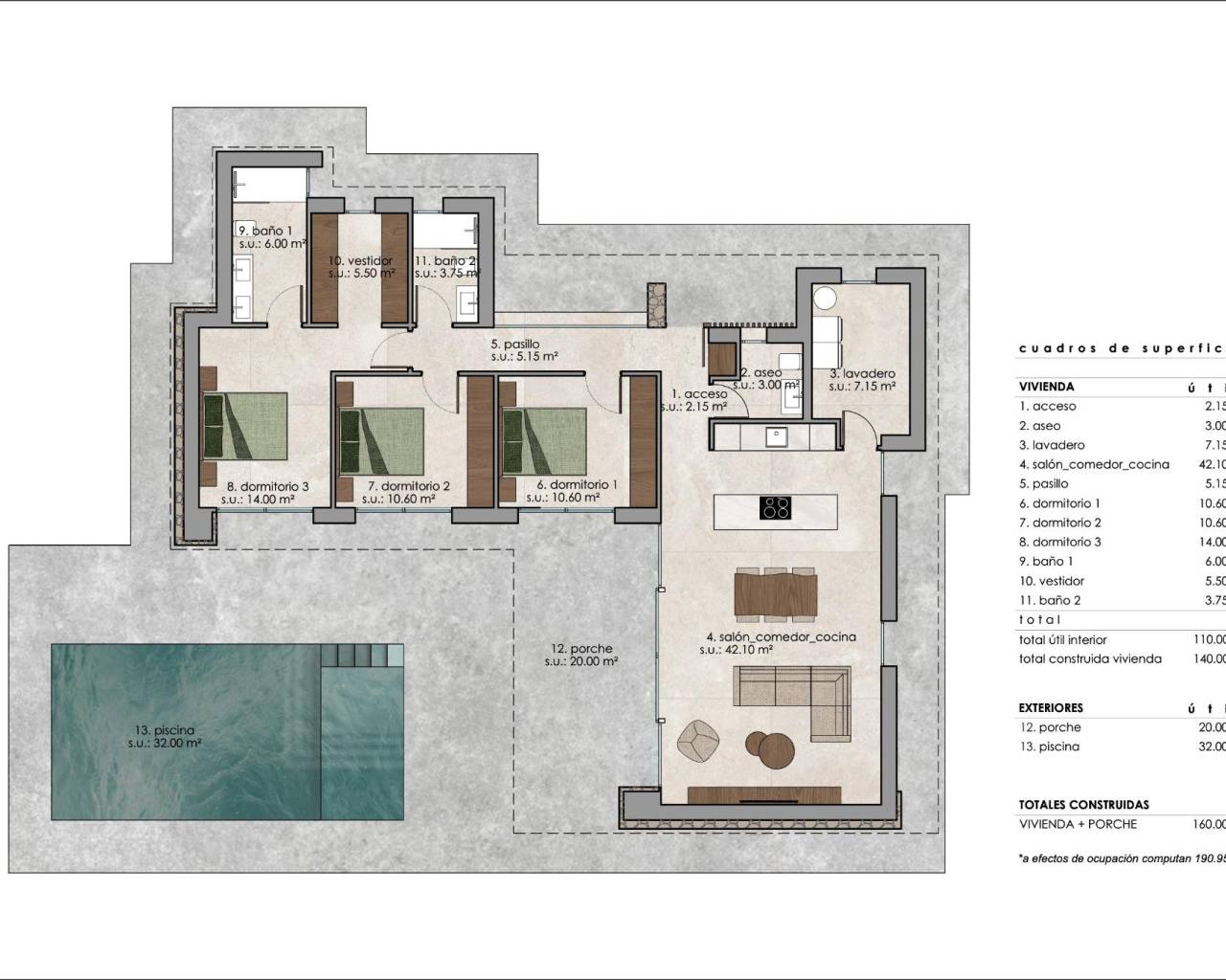 New Build - Villaer - Pinoso - Lel