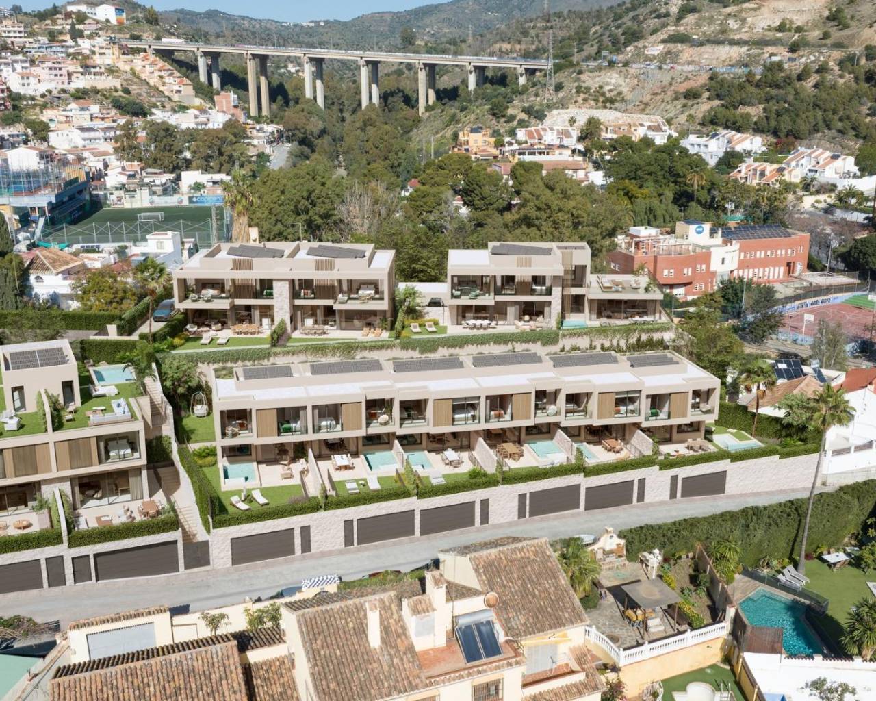 New Build - Rekkehus / Bungalow - Málaga - Pedregalejo